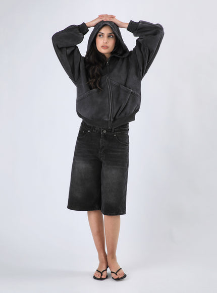 Polerón Musa Wings Hoodie Color Negro