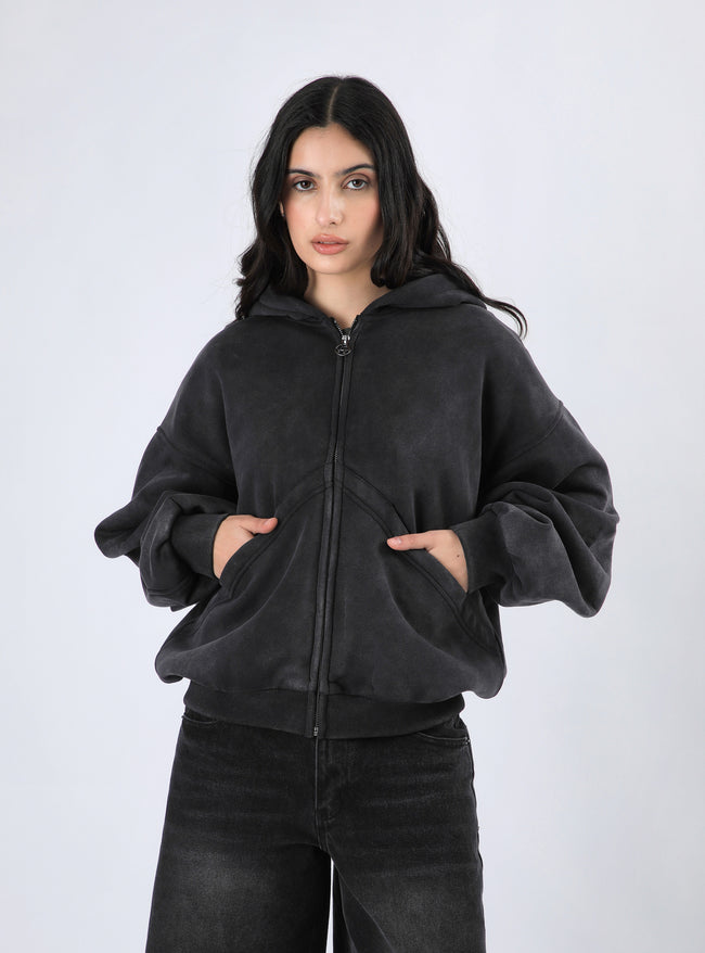 Polerón Musa Wings Hoodie Color Negro