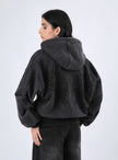 Polerón Musa Wings Hoodie Color Negro