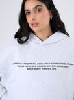 Polerón Boyfriend Hoodie Color Gris
