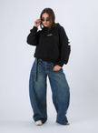 Polerón Boyfriend Hoodie Color Negro