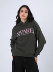 Polerón Boyfriend Hoodie Color Verde