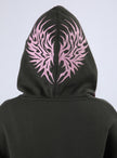 Polerón Boyfriend Hoodie Color Verde