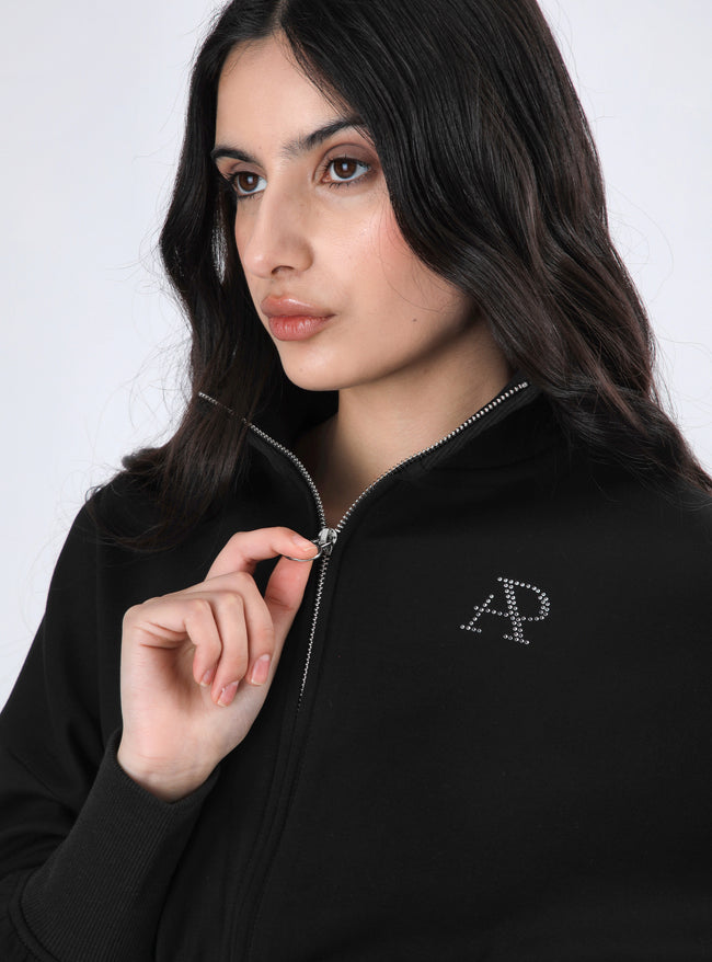 Polerón Rosalia Hoodie Color Negro