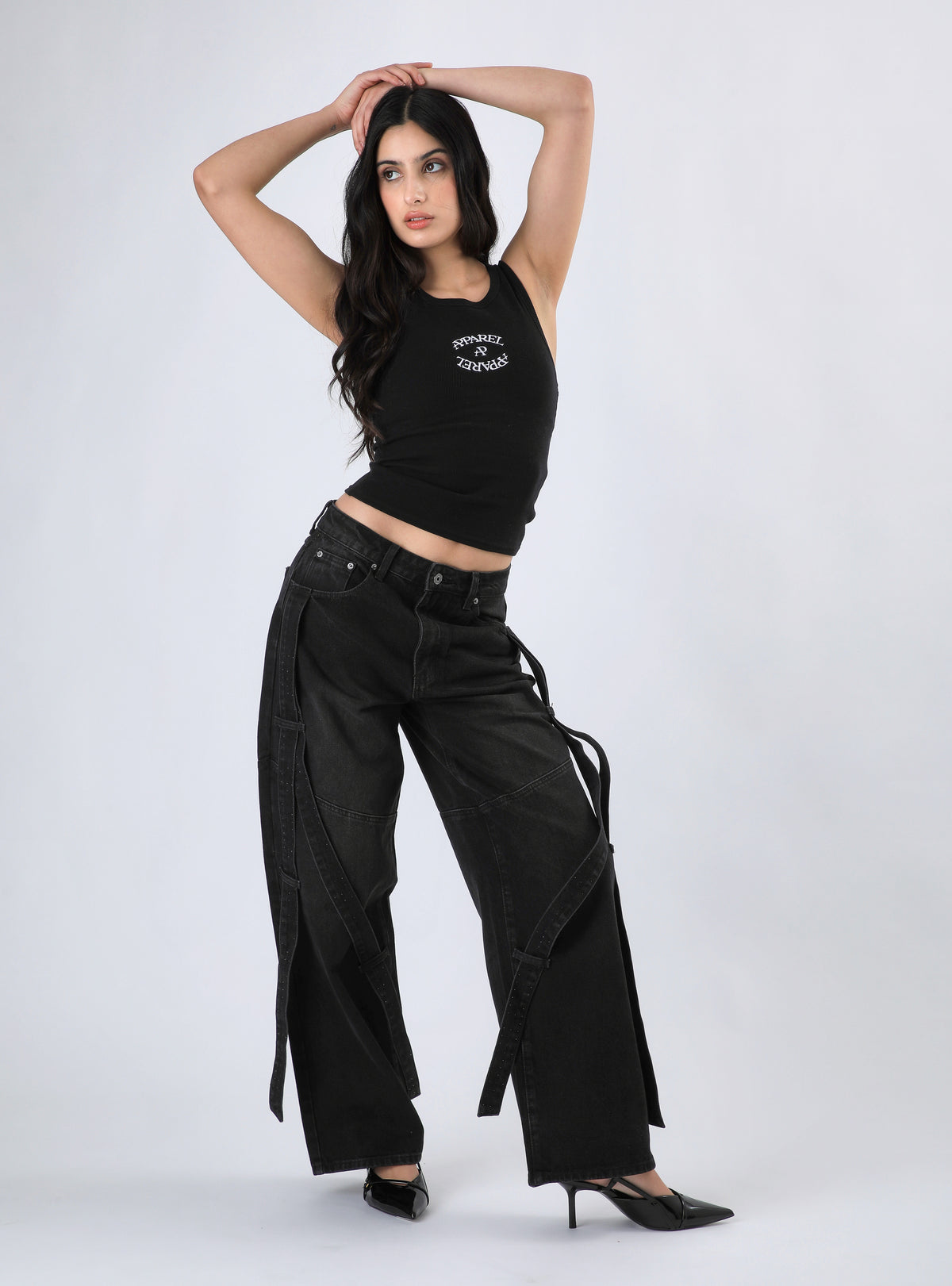 Polera Moscow Tank Top Color Negro